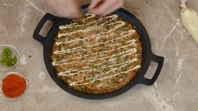 FIDEUS GRATINATS AMB VERDURES