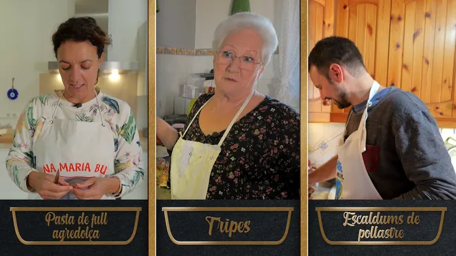 Núria Llagostera, Joana Pons i Joan Muntaner 'Xanguito'