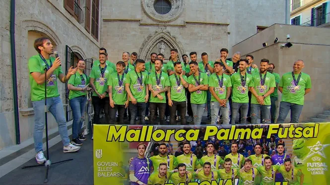 MALLORCA PALMA FUTSAL. ENHORABONA! CAMPIONS!!