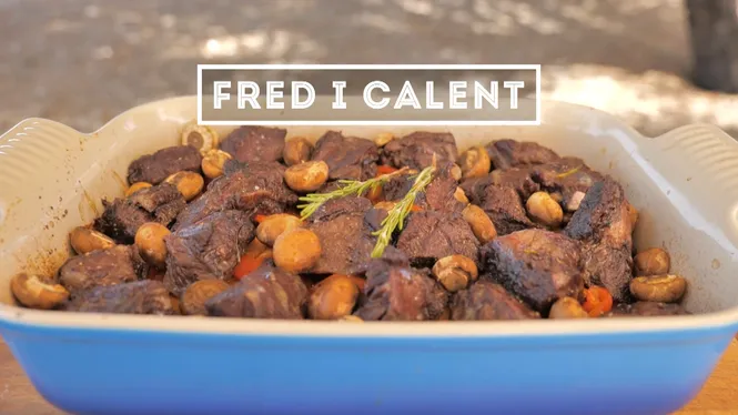 ROSTIT DE GALTES DE VEDELLA AMB PEBRES TORRATS