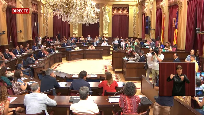 Debat d'investidura al Parlament de les Illes Balears: debat entre els grups parlamentaris