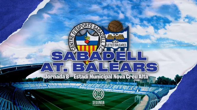 2ªRFEF: CE Sabadell - At. Balears