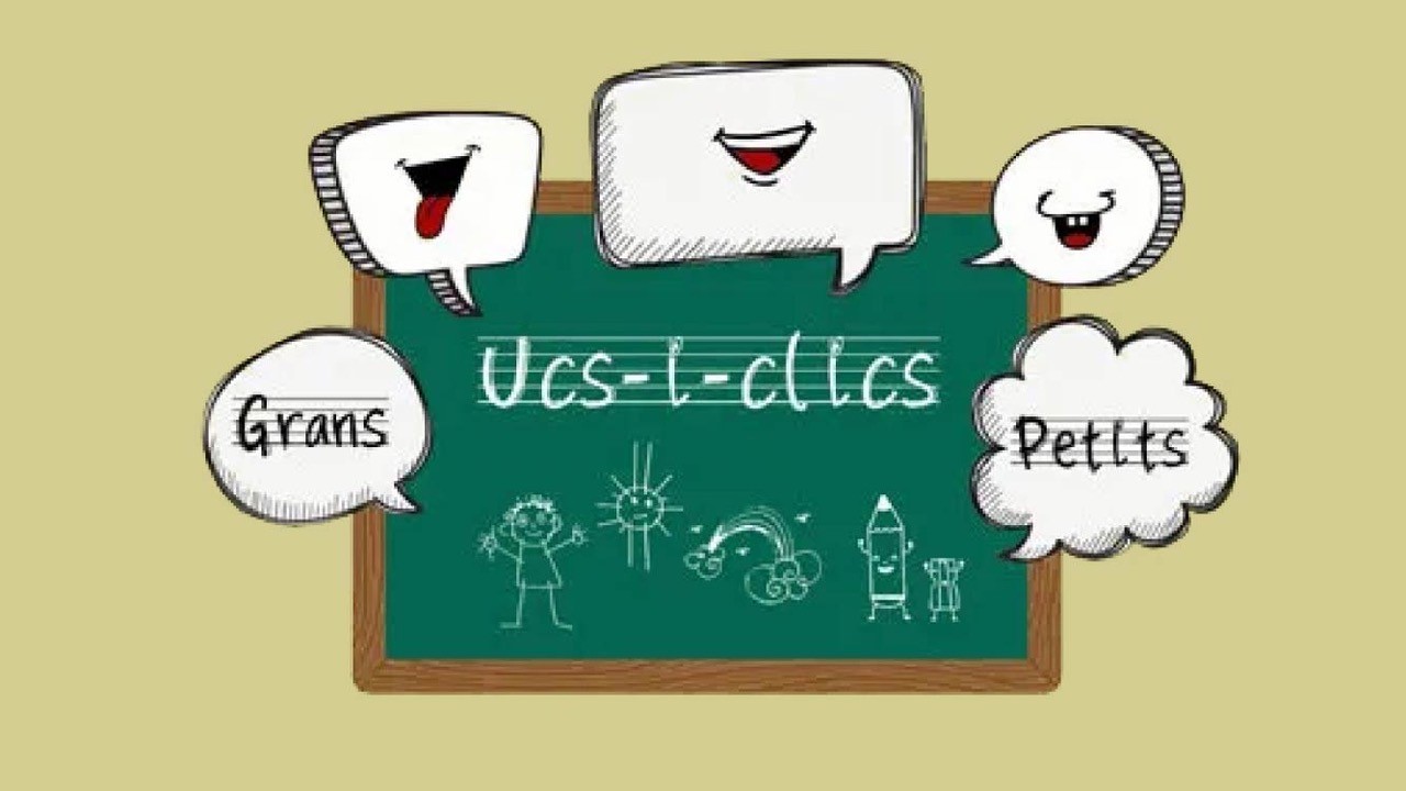 Ucs i clics, grans i petits
