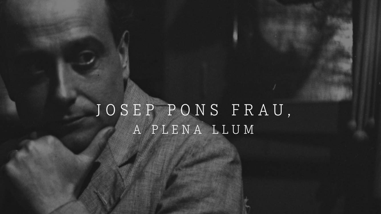 Josep Pons Frau, a plena llum