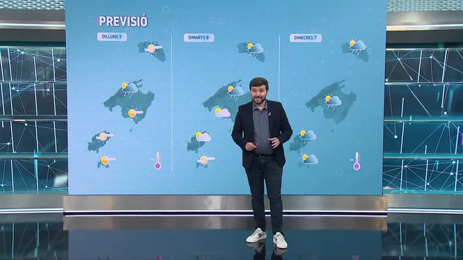 EL TEMPS VESPRE. INFORMACIÓ METEOROLÒGICA  02/10/26