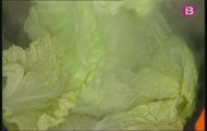 'Col farcida de peix i gambes'
