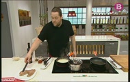 'Filet de vedella al formatge blau amb quinoa'