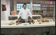 'Pa amb oli amb peix sec de Formentera' i 'Pa amb oli amb sípia amb aroma