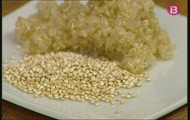 'Taboulet de quinoa amb iogurt i cibulet'