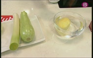 'Raoles de carbassó amb herbasana' i 'Crema de carbassó i cardamon'