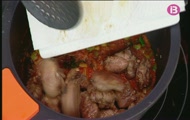 'Aguiat de vedella a la sidra amb moniato'