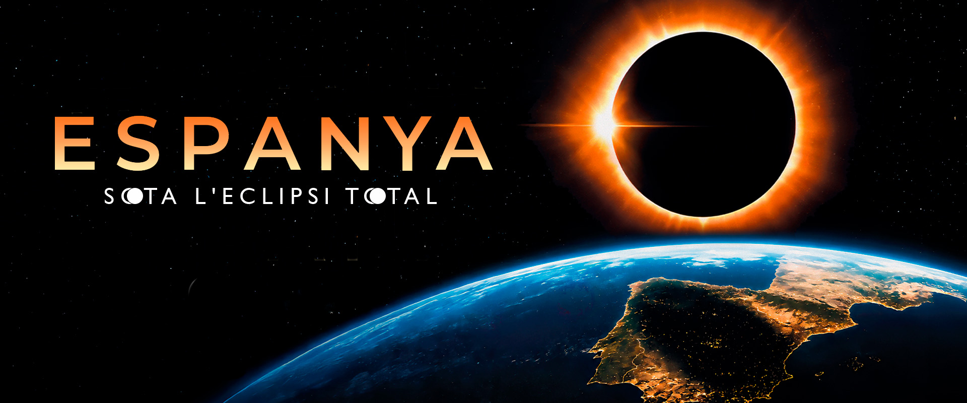 Espanya, sota l'eclipsi total