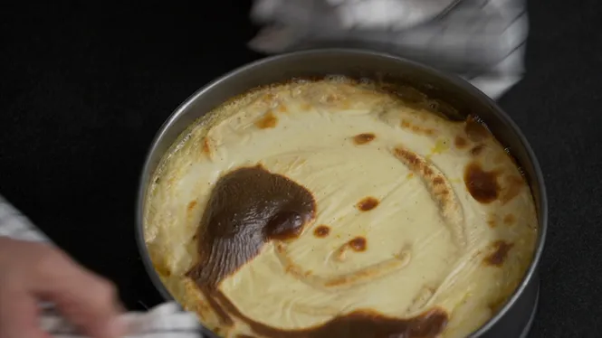 Pastís de crepes amb carabassa i formatge